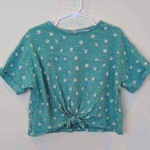 Zara Blue Daisy Shirt 2-3Y